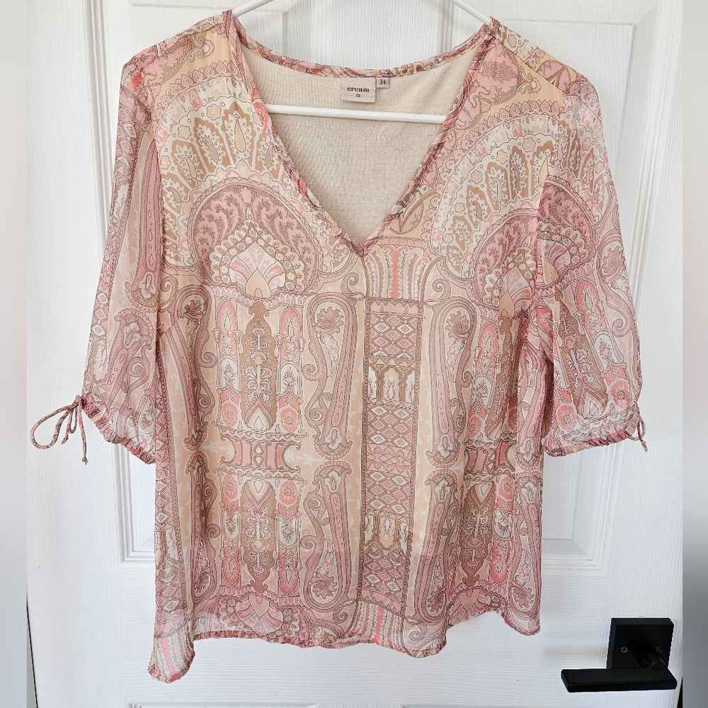 Cream Blouse